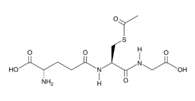 Acetylated Glutathione Chemical structure