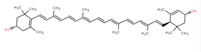 Lutein Chemical structure